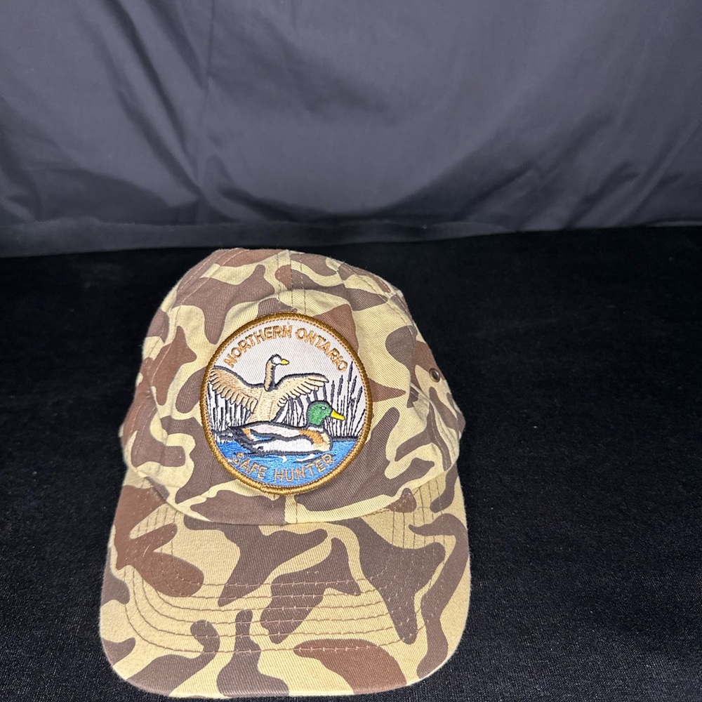 Camouflage Baseball Cap with Patch - Picture 2 of 5